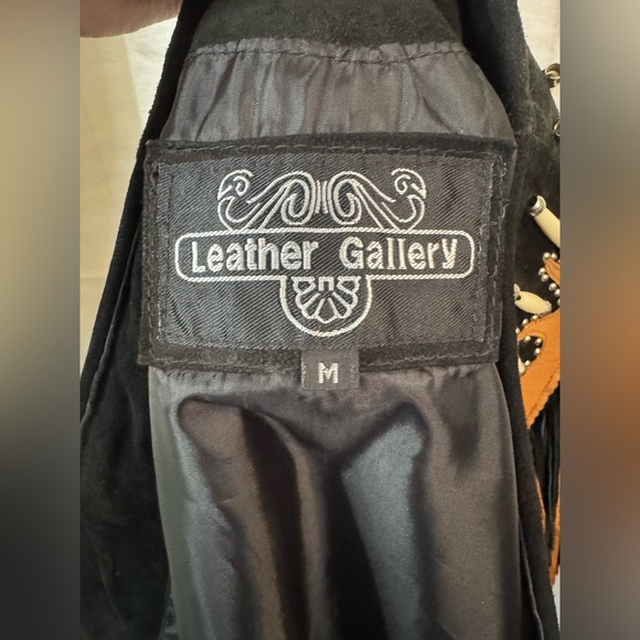 Vintage western fringe leather jacket - Picture 12 of 15